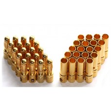 Connector - Bullet Gold 3.5mm Connectors