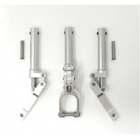 JP Hobby ER-005 V2 10mm Scale Metal Oleo Struts set and nose strut