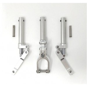 JP Hobby ER-005 V2 10mm Scale Metal Oleo Struts set and nose strut