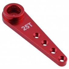 Servo Arm 25T Aluminum (Red)